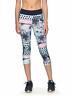 Erjwp03015 191274280028 Roxy Womens Spy Game Technical Capris Blue Light