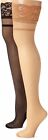 4135 Music Legs Womens Petite Pack Backseam Sheer Thigh 849450012610