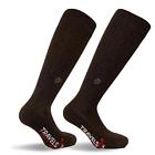 Ts6600hc 851195006786 Travelsox Travel Soft Melange Flight Socks Brown Medium