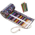 8547 Comfspo Ethnic Style Pencil Pounch Roll Canvas Wrap 7001354024080