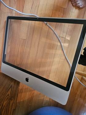 620-4021 Apple 6204021 Genuine Imac 24 Inch A1225 Display Front Cover Bezel Includes Glass