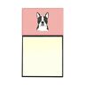 Bb1203sn Carolines Treasures Checkerboard Pink Boston Terrier Refillable Sticky 615872909704