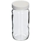 D0098-8 D00988 Clear Environmental Bottles Borosilicate Glass Tall Straight Sided Wide