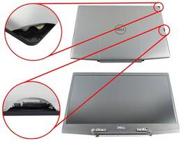 450.0k701.0021 Dell 054621060127 G5 Se 5505 15.6 Inch Vwa Fhd 60hz Lcd Assembly Vr39v Damaged Top Cover