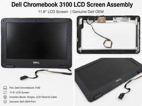 Dell P72t Chromebook 3100 Lcd Screen Assembly 11.6 Inch 1366x768 Matte 16 9 Black