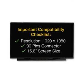 15-dw3072cl Hp Screen Replacement 30 Pins Lcd Led Display