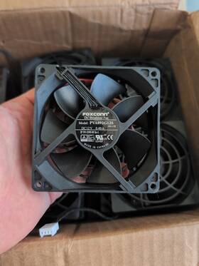 Pva0925v12s Hp Rkc55 15- As9025v12 92x92x25 12v 0.4a 4pin Cpu Chassis Fan Lot Of 15