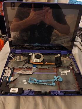 Tou72ua Hp Tou72ua#aba Laptop Body And Screen With Hinges