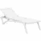 Isp089-whi-whi Siesta Pacific Sling Chaise Lounge White Frame Set Of 2 8697443552108