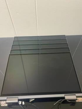 Lenovo 5m11h44119 Lot Of 5 Thinkpad Lcd Screen Assemblies With Hinges And Cables - Untested