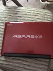 D255e-13111 Lsc00529 Acer Aspire One Red Works Just Needs Screen Replaced