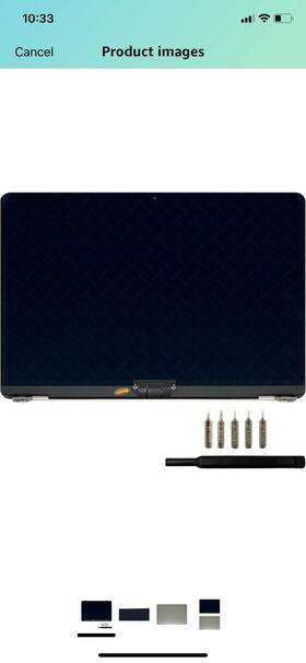 Mrxv3xx Mateerke 639371533222 A3113 For Macbook Air Mac15 12 M3 2024 Emc 8611 Lcd Screen Mrxv3xx/a Assembly