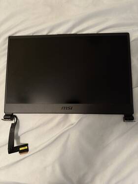 K1n-3040106-h39 Msi Gs65 8rf Stealth Thin 15.6 Inch Oem 144hz Matte Fhd Lcd Screen Comlete Assembly