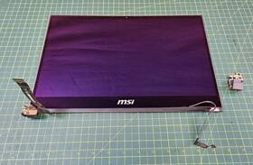 Ms-16v2 Msi Ws66 15.6 1920x1080 Fhd Touch Lcd Screen Complete Assembly Read B282