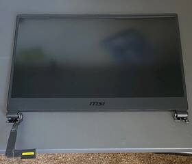 Ktn-3040106-h39 Msi Ms1601 Lcd Panel Screen Assembly Black With Hinges Cable