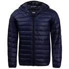 Qsf037b4mam Mens Down Alternative Hooded Lightweight Windproof Puffer Duck Jacket Small