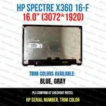 Hp Spectre 16-F0013DX M83490-001 16" Lcd Touch Screen Digitizer B160QAN01.H. Fixed Price $219.00.