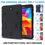 Tablet Case For Galaxy 7" 2014 SM-T230 Heavy Duty Shockproof Kickstand. Fixed Price $10.95.