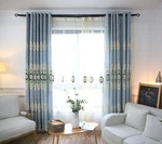 Vogol Customized Simple Chenille Jacquard Blackout Window Elegance Curtains/d.... Fixed Price $53.03.