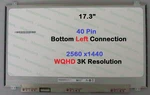 120HZ 17.3" Wqhd Laptop Lcd Screen Auo B173QTN01.4 Alienware R4 R5 0JYWWF. Fixed Price $129.00.