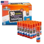 Elmer's Elmers Disappearing Purple School Glue Sticks Washable 7 Grams 30 Count. Fixed Price $17.24.