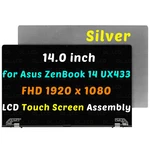 14.0" For Asus Zenbook UX433FN Lcd Touch Screen Assembly Silver. Fixed Price $299.09.