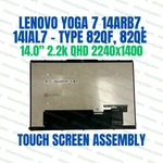 14" Lenovo Yoga 14IAL7 5D10S39810 82QE Lcd Touch Screen Display Assembly. Fixed Price $179.58.