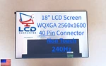 LQ180R1JW01-A Sharp 18" Wqxga Qhd+ 240HZ Non-touch Lcd Laptop Screen Panel. Fixed Price $204.24.