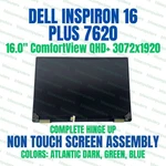 Dell Inspiron Plus 7620 16" Complete Qhd+ Lcd Assembly T30JX Blue. Fixed Price $260.00.