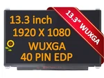 13.3" Fhd Ips Lcd Display Panel On-cell Touch Screen B133HAK01.1 AUO112D 40PINS. Fixed Price $99.98.