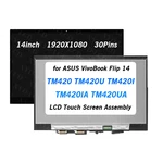 NV140FHM-N49 V8.7 For Asus Vivobook Flip TM420 Fhd Lcd Touch Screen Assembly. Fixed Price $99.00.
