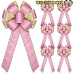 Christmas Velvet Glitter Set 6 Large Decorative Tree Diy Crafts New. Fixed Price $48.62.
