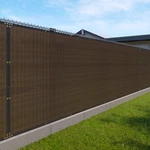 10FT Privacy Fence Windscreen Garden Heavy Duty Mesh Shade Cover Brown. Fixed Price $419.19.