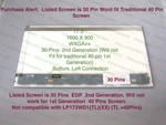 17.3" 1600X900 Hd+ Led Lcd Screen Dell M6RGM 05TMH8 03V6TR 1JJ5N. Fixed Price $99.99.