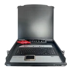 Tripp Lite B020-U08-19 8-PORT Kvm With Keyboard & Inch Lcd. Fixed Price $299.00.