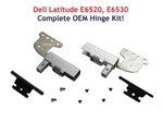 Left Right Lcd Non Touch Screen Hinge Bracket Kit Pair Dell Latitude E6530 E6520. Fixed Price $11.98.