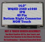 Lenovo Fru 00NY440 Led Lcd Screen 14" Wqhd 2560X1440 Display T470P T470S. Fixed Price $122.54.