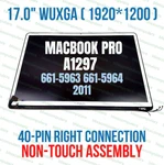 Apple Macbook Pro 17" A1297 2011 Lcd Screen Display Complete Assembly. Fixed Price $99.00.