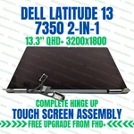 Oem Dell Latitude 13 7350 2-IN-1 Qhd Touch Screen Lcd Assembly 09TM41 8. Fixed Price $335.46.