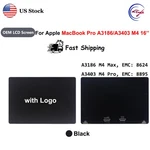 For Apple Macbook Pro A3186/A3403 16'' M4 2024 Lcd Display Screen Assembly Black. Fixed Price $586.85.
