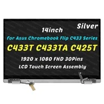 For Asus Chromebook Flip C433TA-AS384T C433TA-BB31T-CB Lcd Top Assembly Silver. Fixed Price $209.00.
