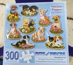 Precious Puppies Bits And Pieces 300 Puzzle. Fixed Price $10.00.