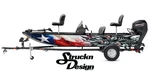 Bone Skeleton Texas Flag Graphic Decal Kit Fishing Boat Wrap Vinyl Usa. Fixed Price $530.83.