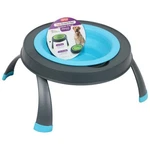 Dexas Popware For Pets Single Elevated Feeder, Gray/blue, LARGE/4 Cup Cap.... Fixed Price $29.14.