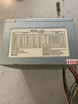 LPJ2 430W Power Supply. Fixed Price $20.00.