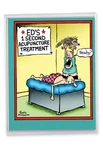 Big Get Well Greeting Card (8.5" X 11") Porcupine Acupuncture J8541GWG-US. Fixed Price $9.98.