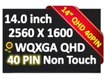 Dell Laptop Led For 07W06M 14" 2560X1600 Wqxga 90HZ 40 Pin Lcd Screen. Fixed Price $98.89.