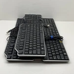 (3-PACK) Lot Of Dell Qwerty Standard Usb Wired Business Keyboard 07KKPH/0F9D93. Fixed Price $35.99.