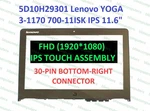 Lenovo Yoga 3 80J8 11.6" Laptop Lcd Touch Screen Assembly. Fixed Price $120.00.
