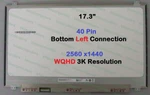 3D 17.3" Led Lcd Screen B173QTN01 Alienware R4 Dell Jywwf 2560X1440. Fixed Price $129.00.